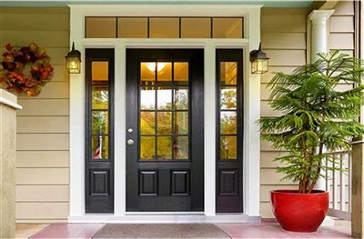 Металеві подвійні передні двері